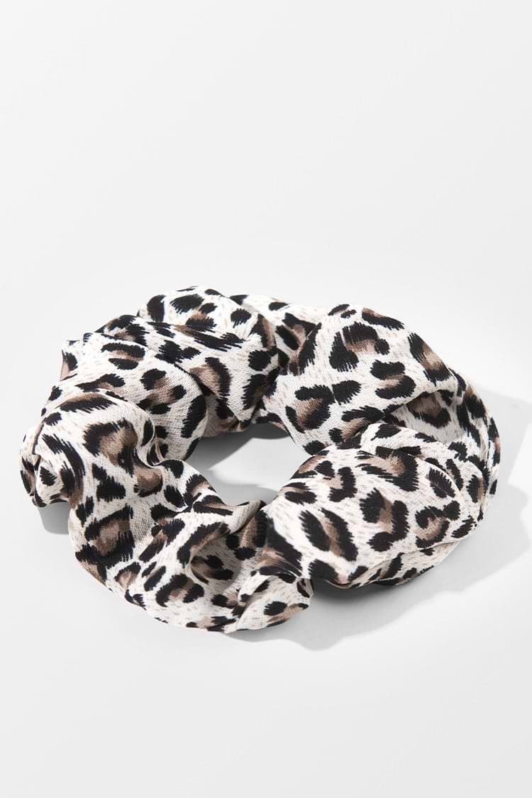 Guincho Coletero de poliéster con estampado leopardo