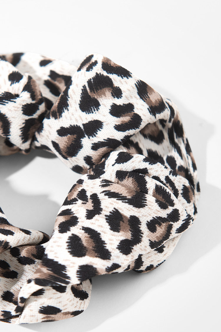 Guincho Coletero de poliéster con estampado leopardo