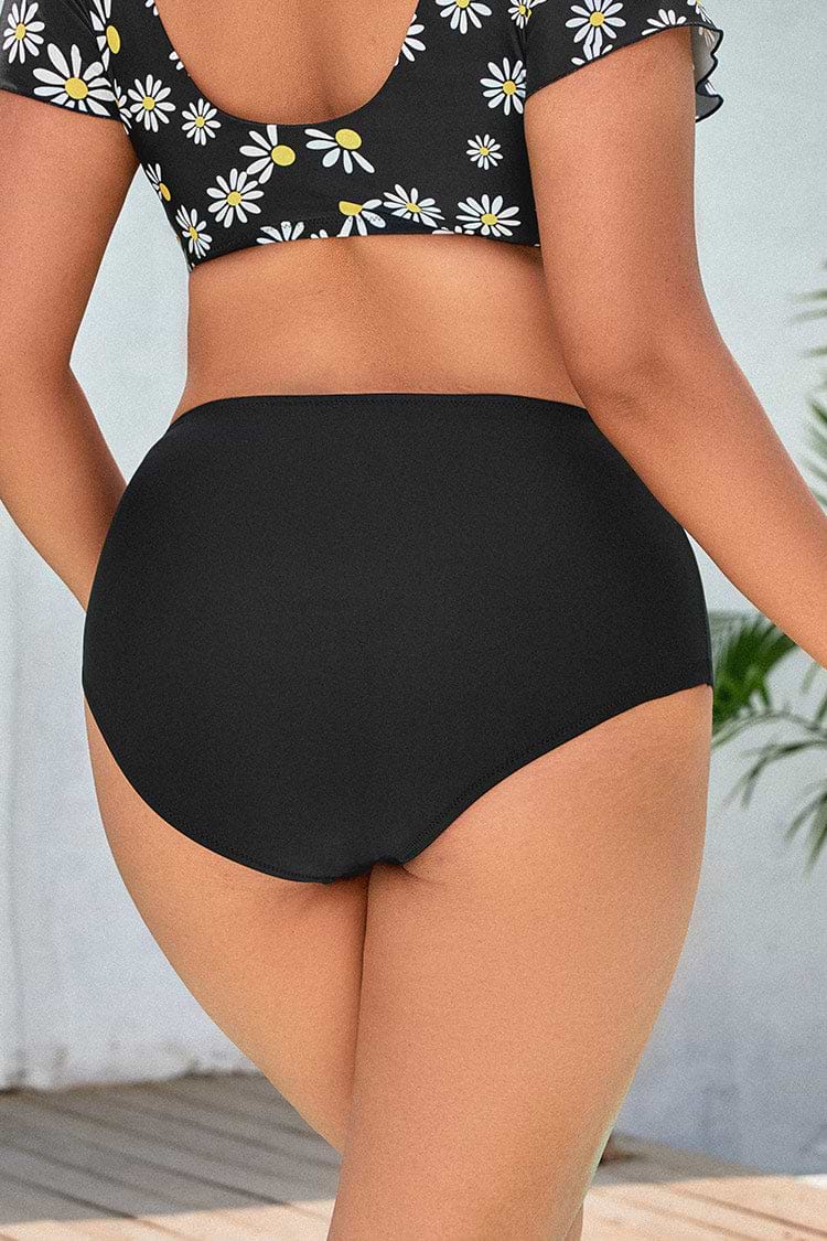 Calzón de bikini para tallas grandes de cintura alta Lucia