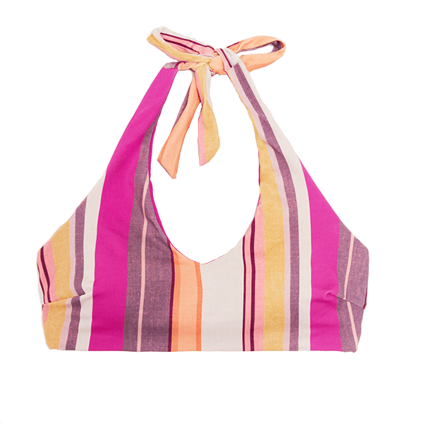 Nikita Striped Halter Bikini Top