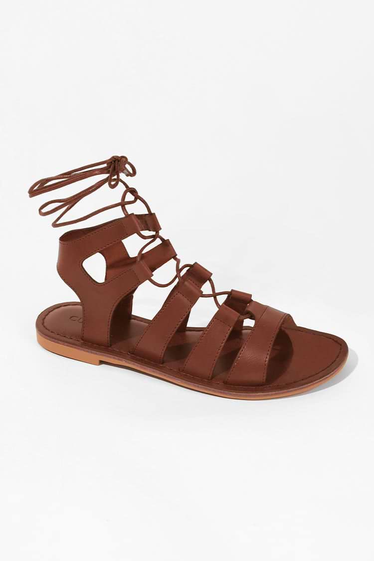 Cossies Beach Sandalias planas y de color marrón