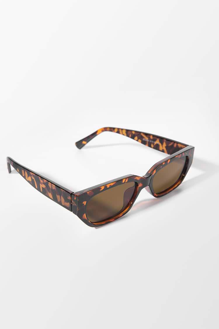 Gafas de sol Fearne leopardo y en forma cuadrada