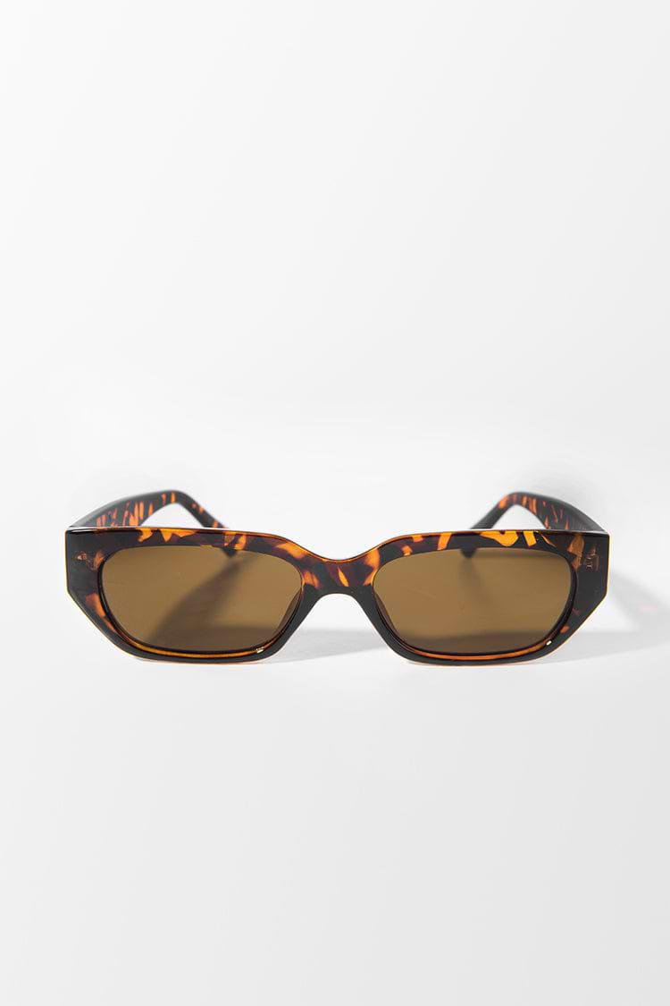 Gafas de sol Fearne leopardo y en forma cuadrada