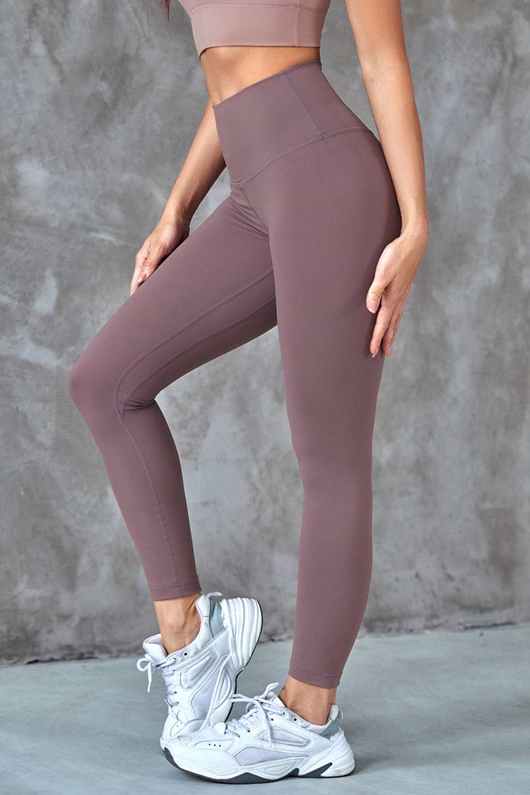 High waist Leggings mit elastischem Bund