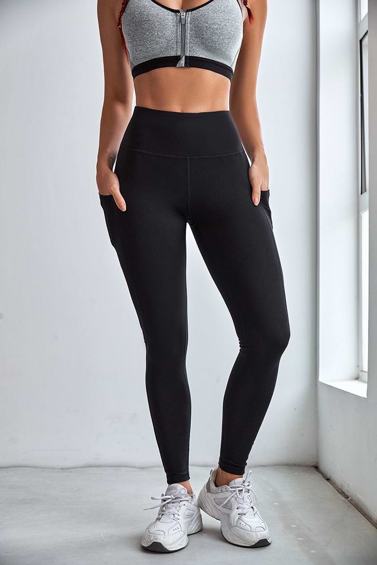Slim-Fit-Leggings in Schwarz