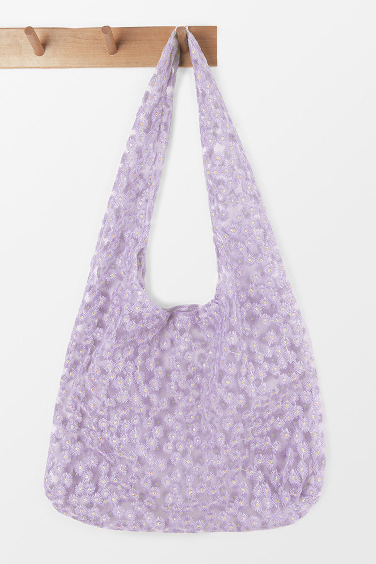 Bolso de bandolera Seven Commandos con bordados florales