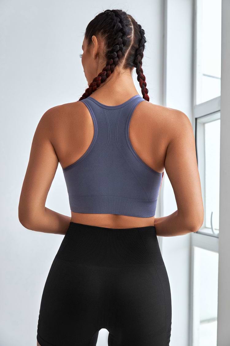 Cerise U-neck Sports Bra