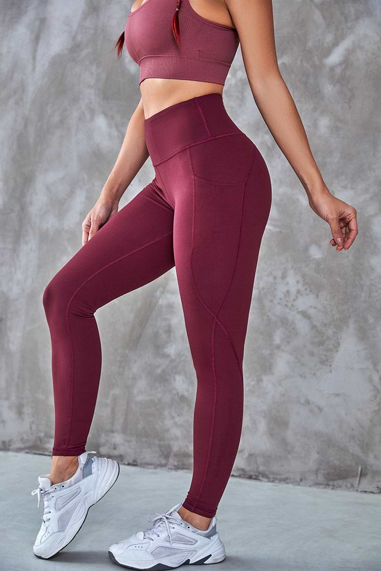 Finn Red Slim Fit Leggings