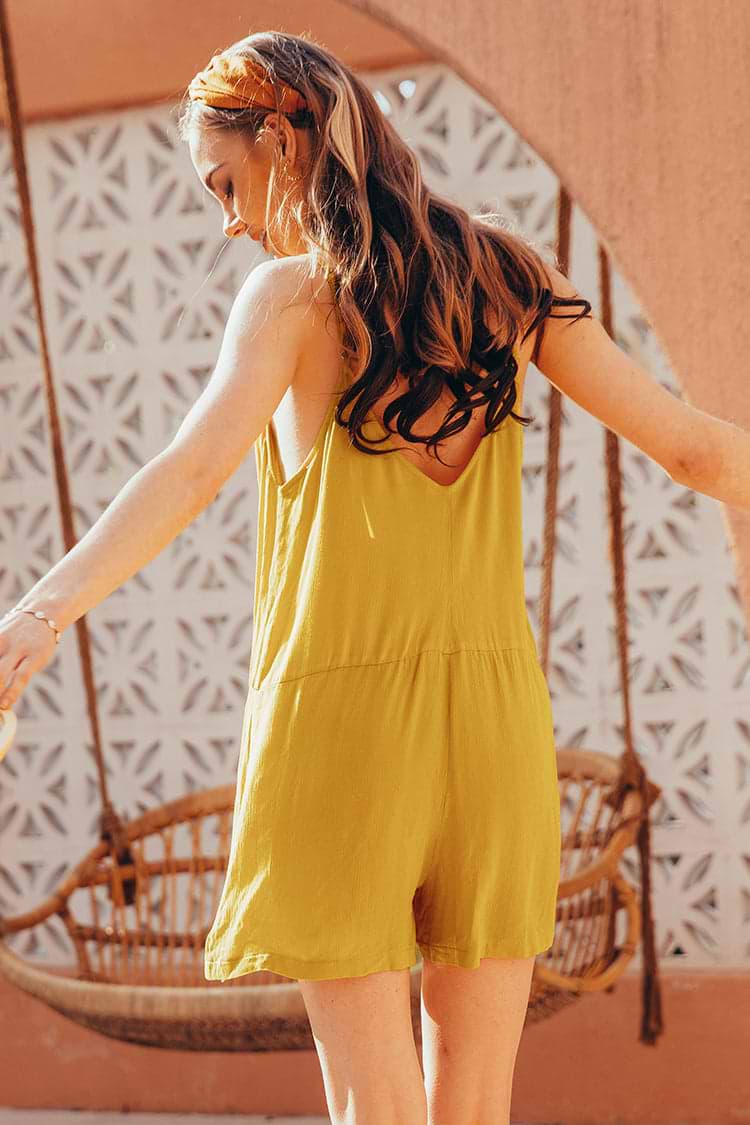 Ayla V-neck Thin Straps Romper