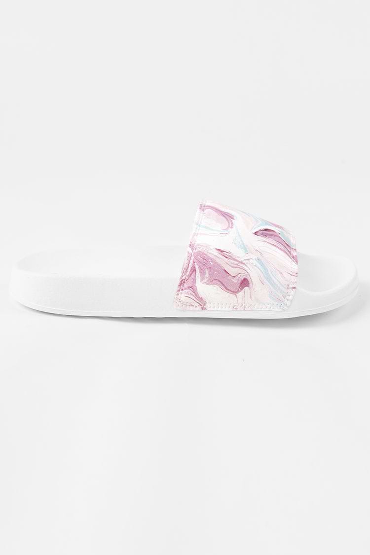 Weiße Sandalen mit offnem Zehenbereich