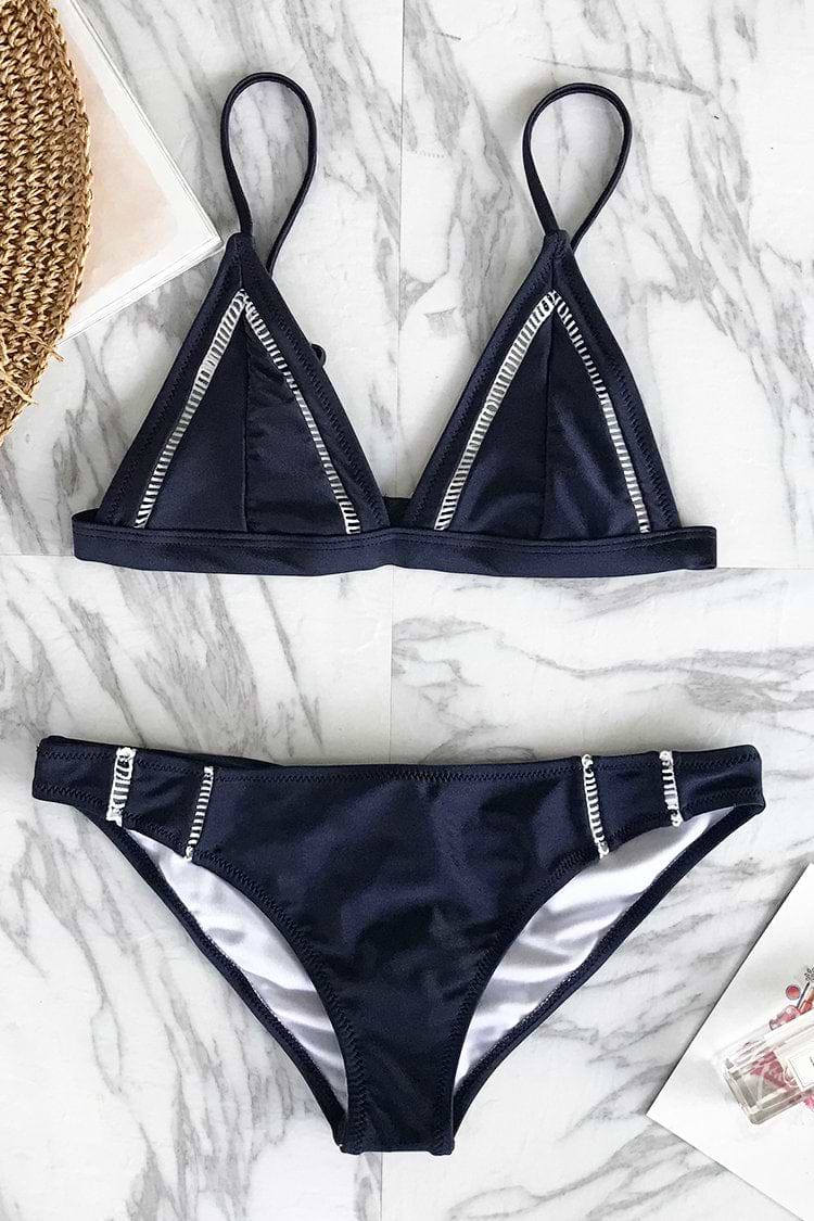 Bikini Triangular Sombra De La Luna