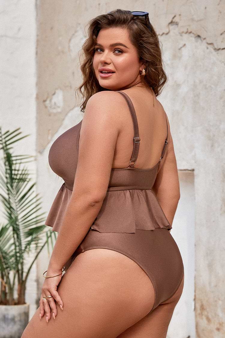 Tankini grande taille et taille haute