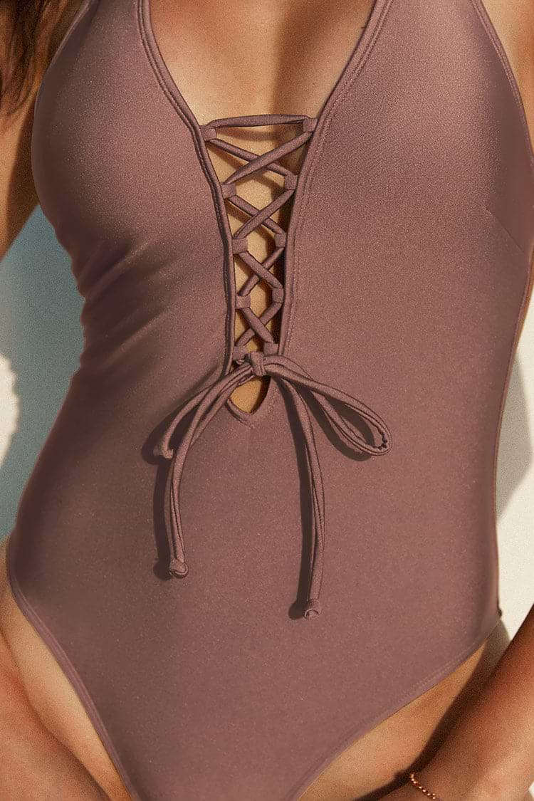 Strawberry Fields Forever Back Tie One Piece