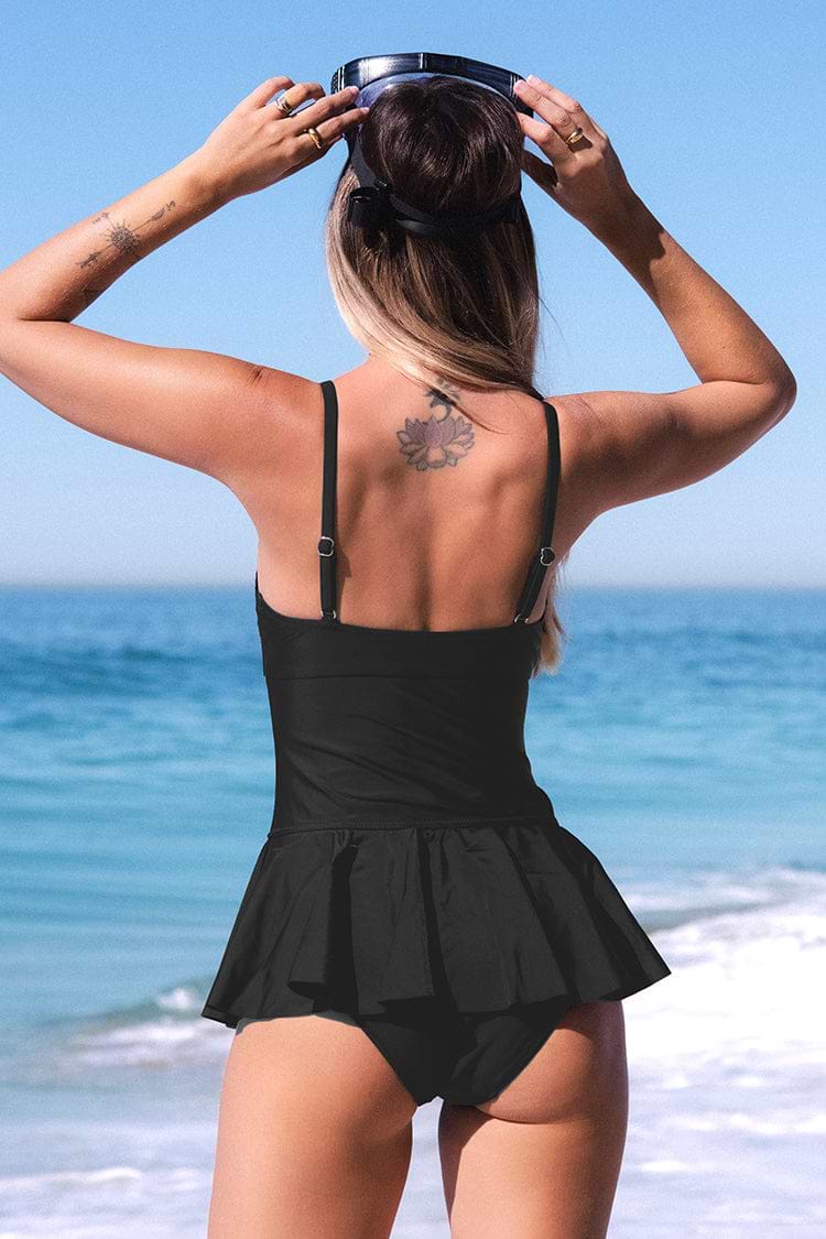 Bañador negro con aro