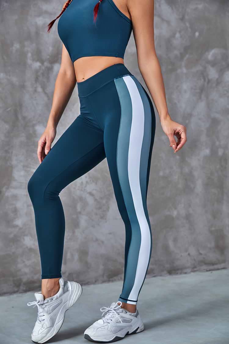Leggings Colorblock Cintura alta