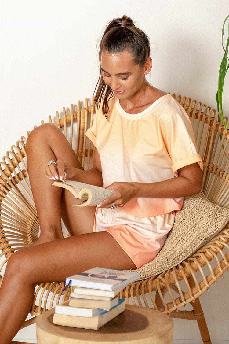 Top Citrus Groove Estampado Ombre