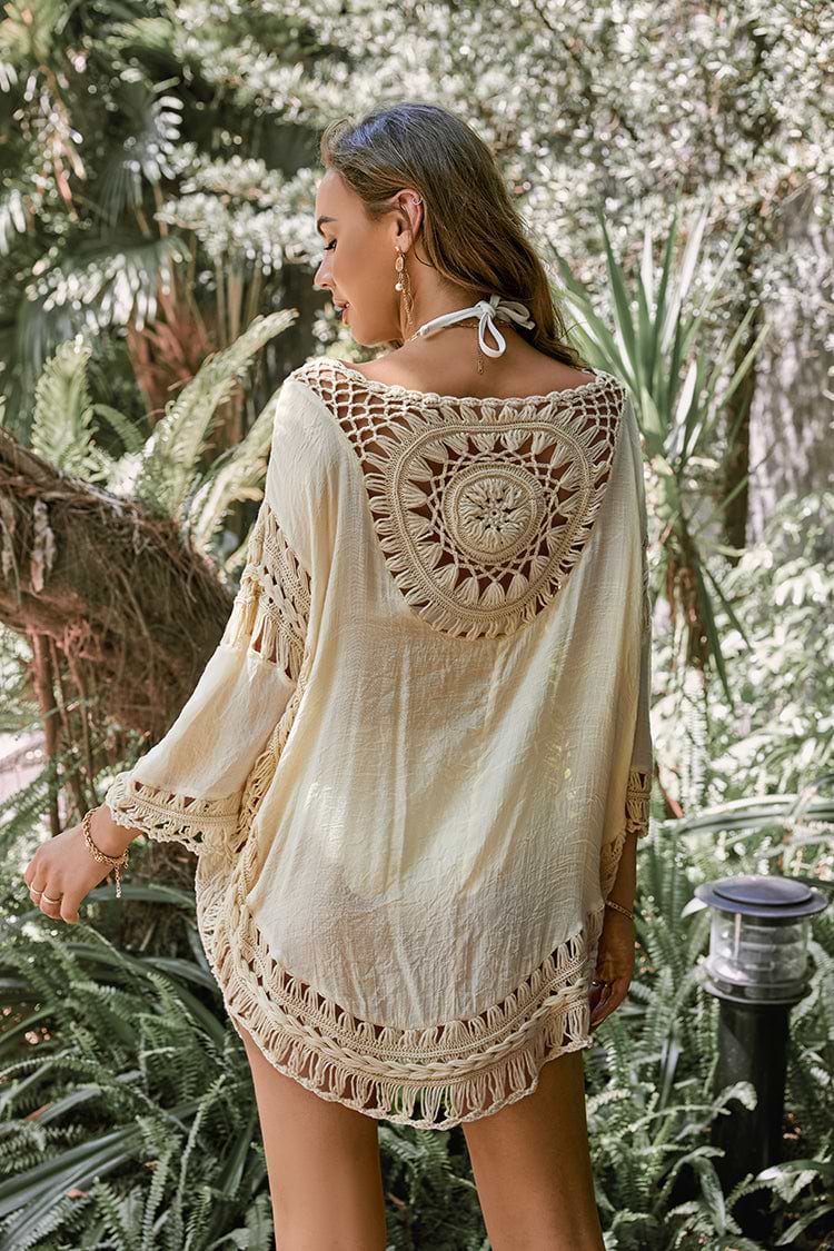 Cover Up Pull over Mangas con hombros caídos