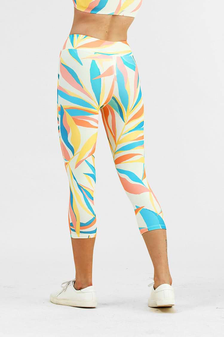 Leggings con estampado abstracto