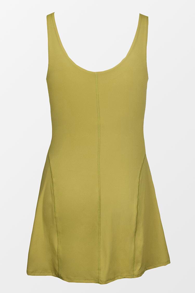 Mono verde Escote U Soporte medio