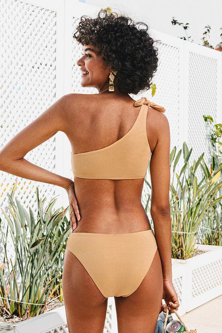 Bikini Un hombro Lazo