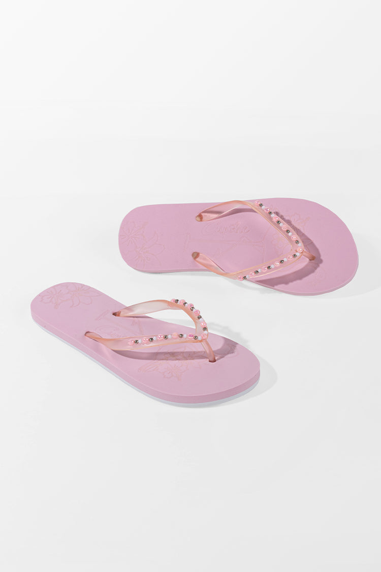 Chancletas de playa con estampado animal