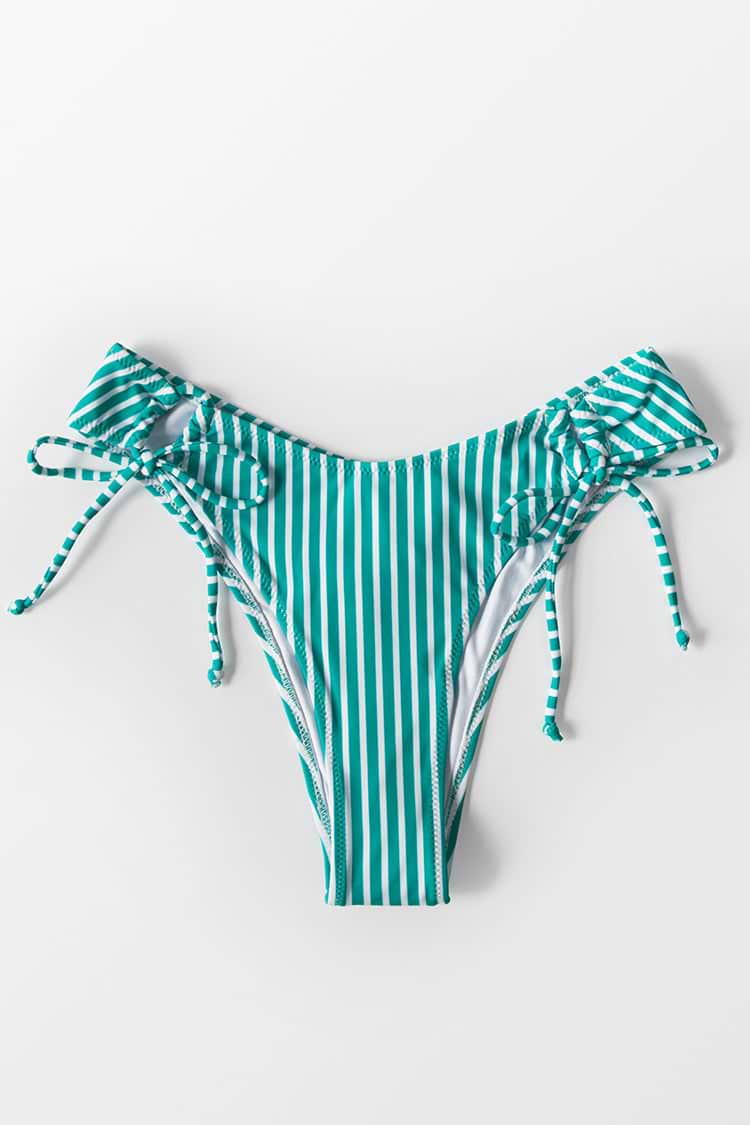Braga bikini Rayas Lazos anudados laterales