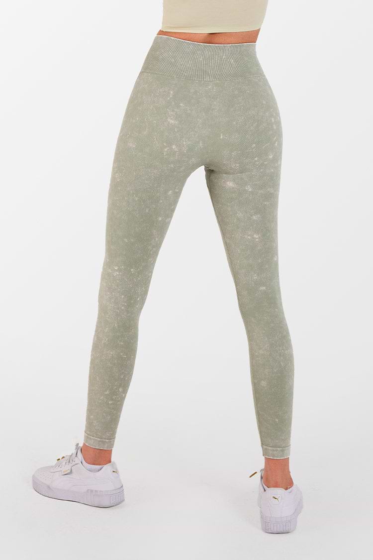 Leggings verdes Cintura alta