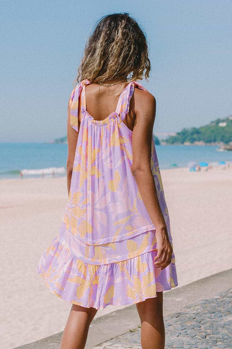 Vestido en forma de A Mini length Cintura suelta