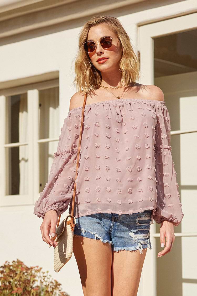 Varadero Cover Up con mangas largas y hombros al descubierto