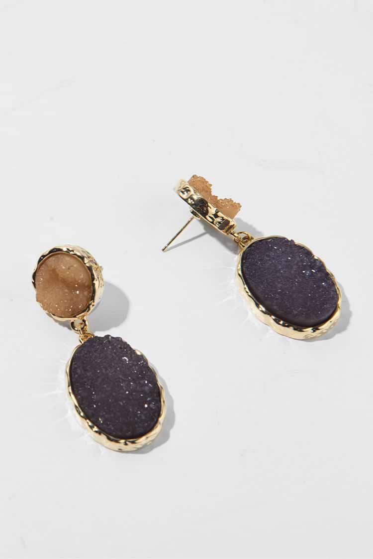 Pendientes de resina geométricos y minimalistas