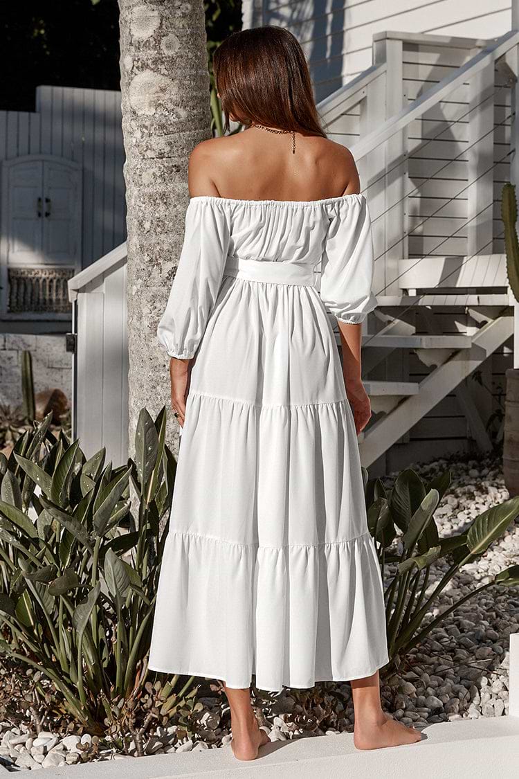 Harriet Off-shoulder Pull Over Dress