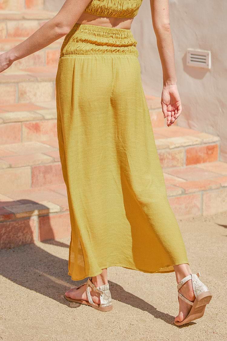 St. Tropez Mustard Tea Length Cover Up