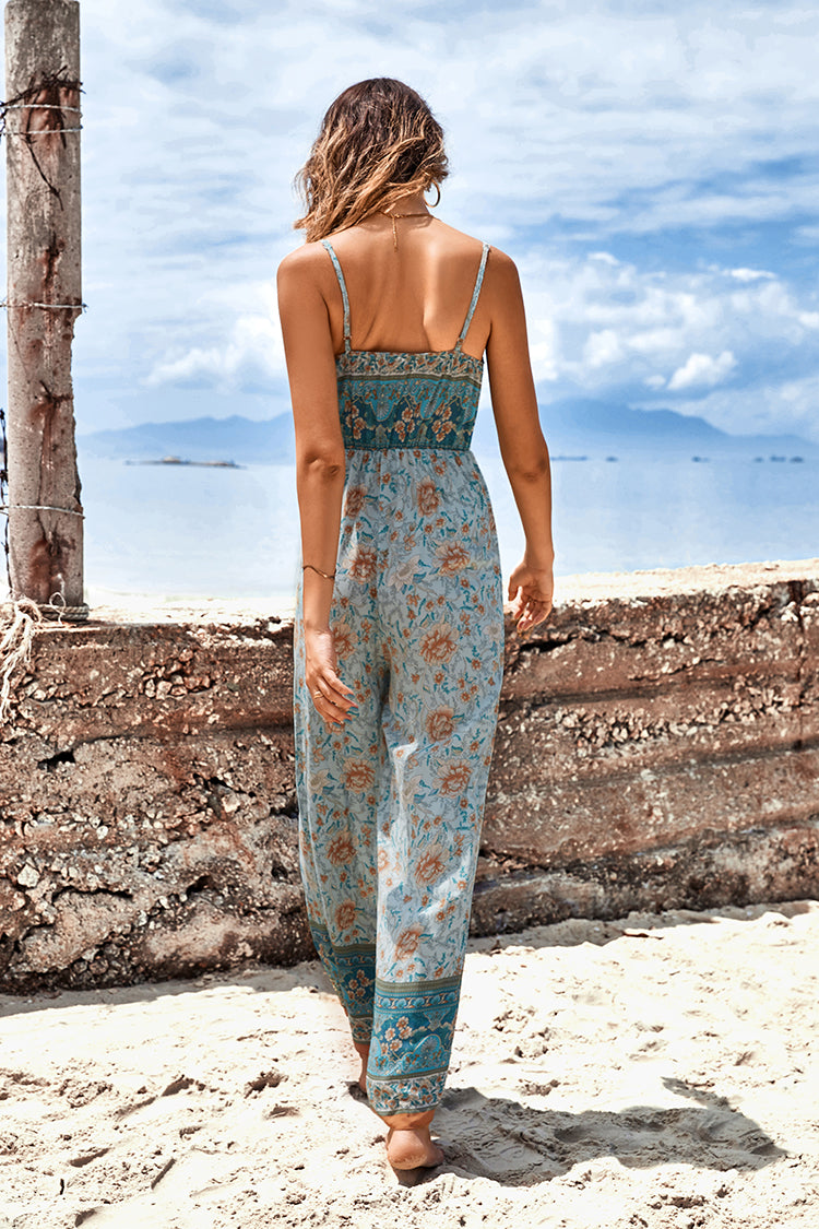 Elastische Taille Boho Overall