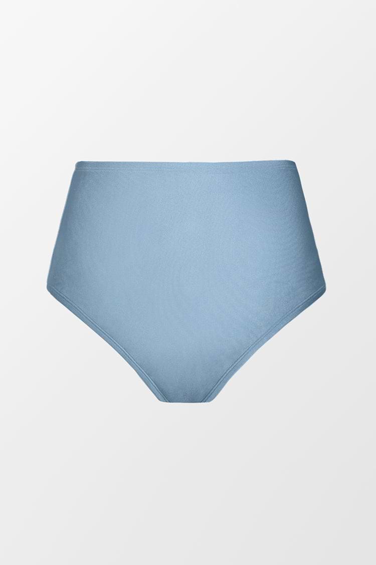 Klassische High Waist Marineblaue Bikinihose in großen Größen
