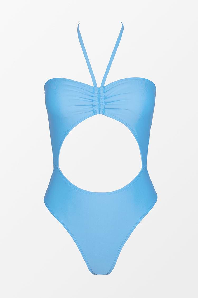 Summer Glow Up Bañador de Bandeau fruncido y con recorte