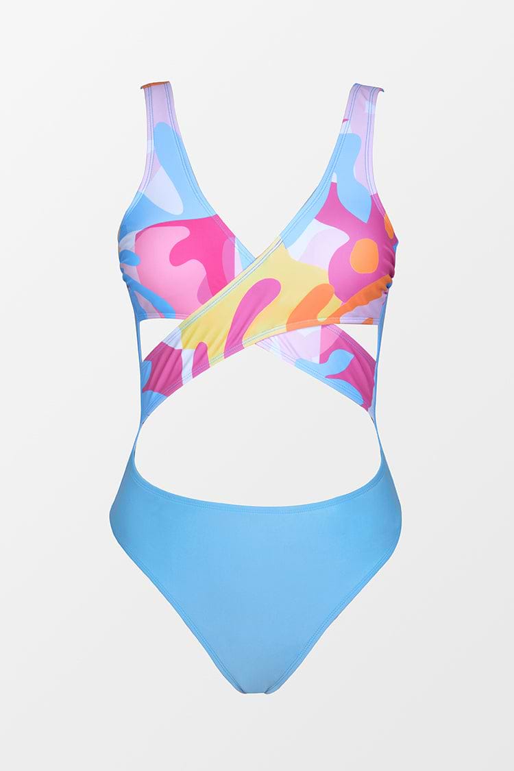 Summer Dreams Wrap Front Monokini Swimsuit