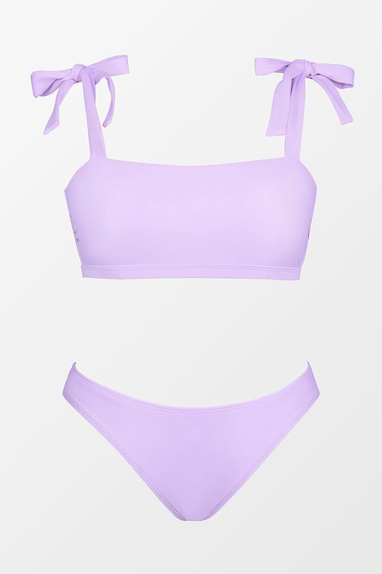 Summer Glow Up Square Bralette And Classic Hipster Bikini Set