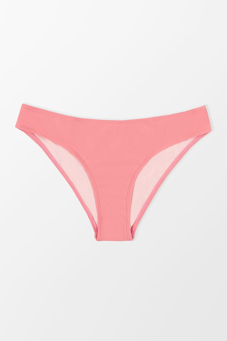 Wild Romance Solid Standard Rise Bikini Bottoms