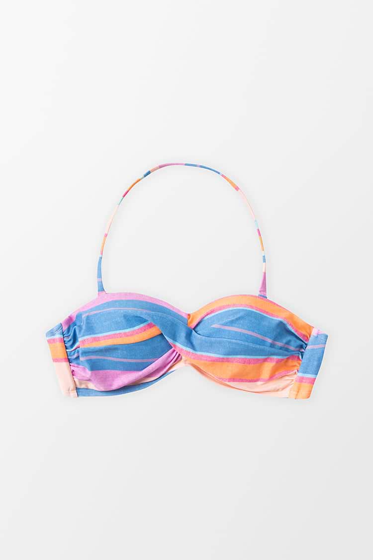 Back Tie Bandeau Bikini Top