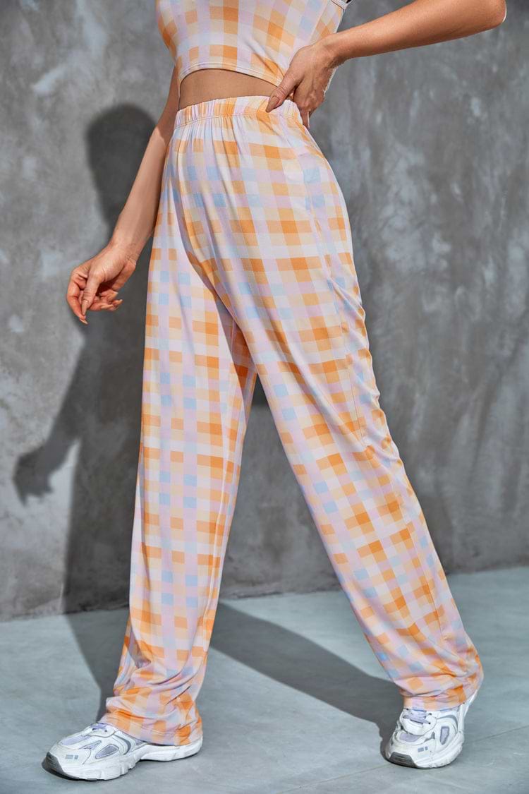 Gleam High Waist Straight Leg Pants