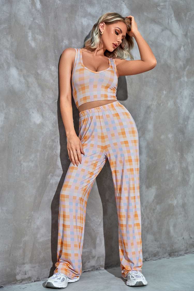 Gleam High Waist Straight Leg Pants