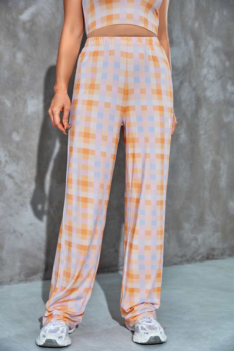 Gleam High Waist Straight Leg Pants
