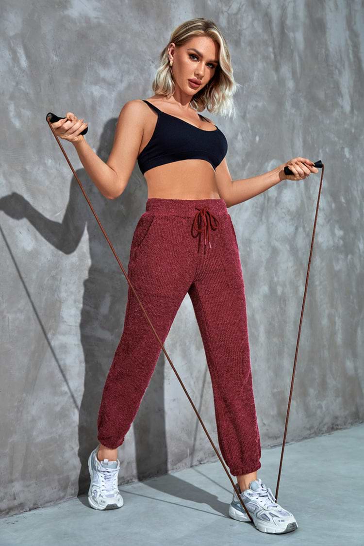 Bondi High Waisted Pockets Carrot Sweatpants