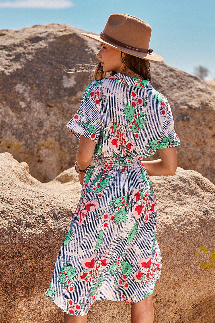 Charleigh Floral Normal Sleeve Dress