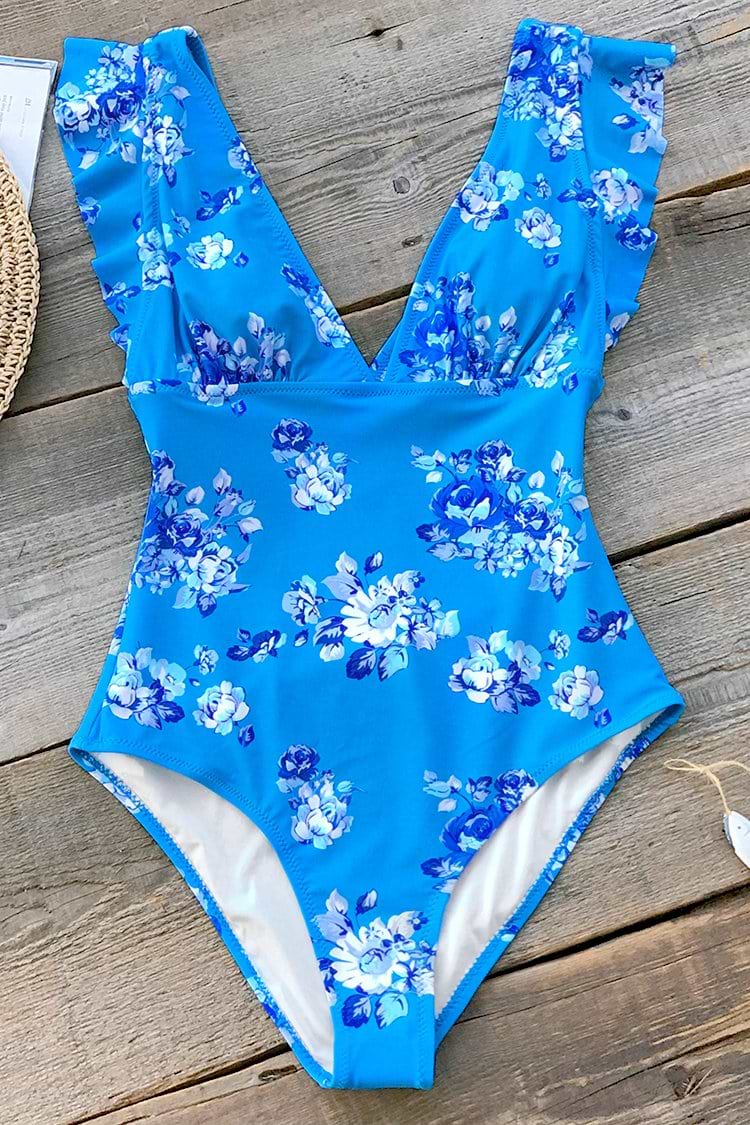 Royal Elegance One Piece Swimsuit