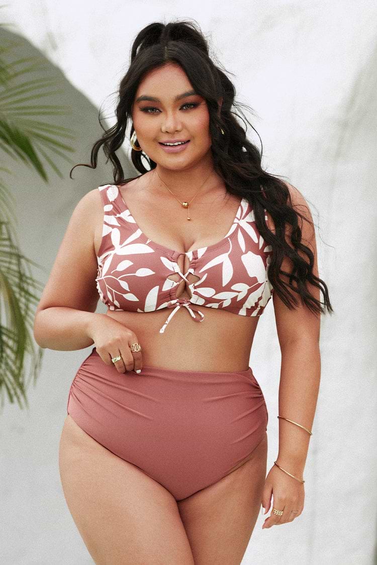 Delicate Expressions Plus Size Bralette Bikini Top