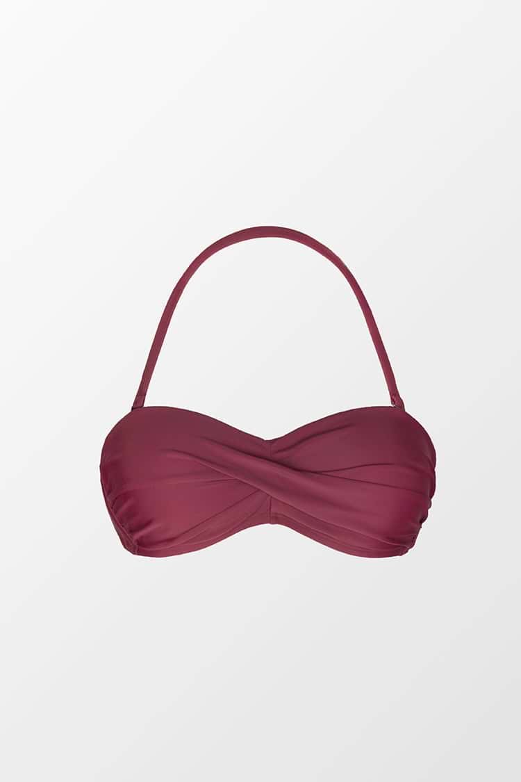 Keep It Cool Molded Twist Bandeau Bikini Top
