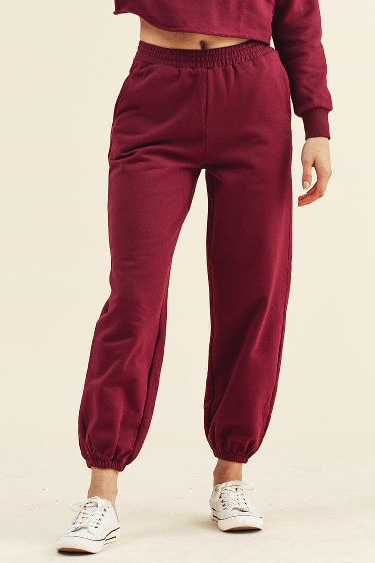 Karotten-Jogginghose mit elastischer Taille