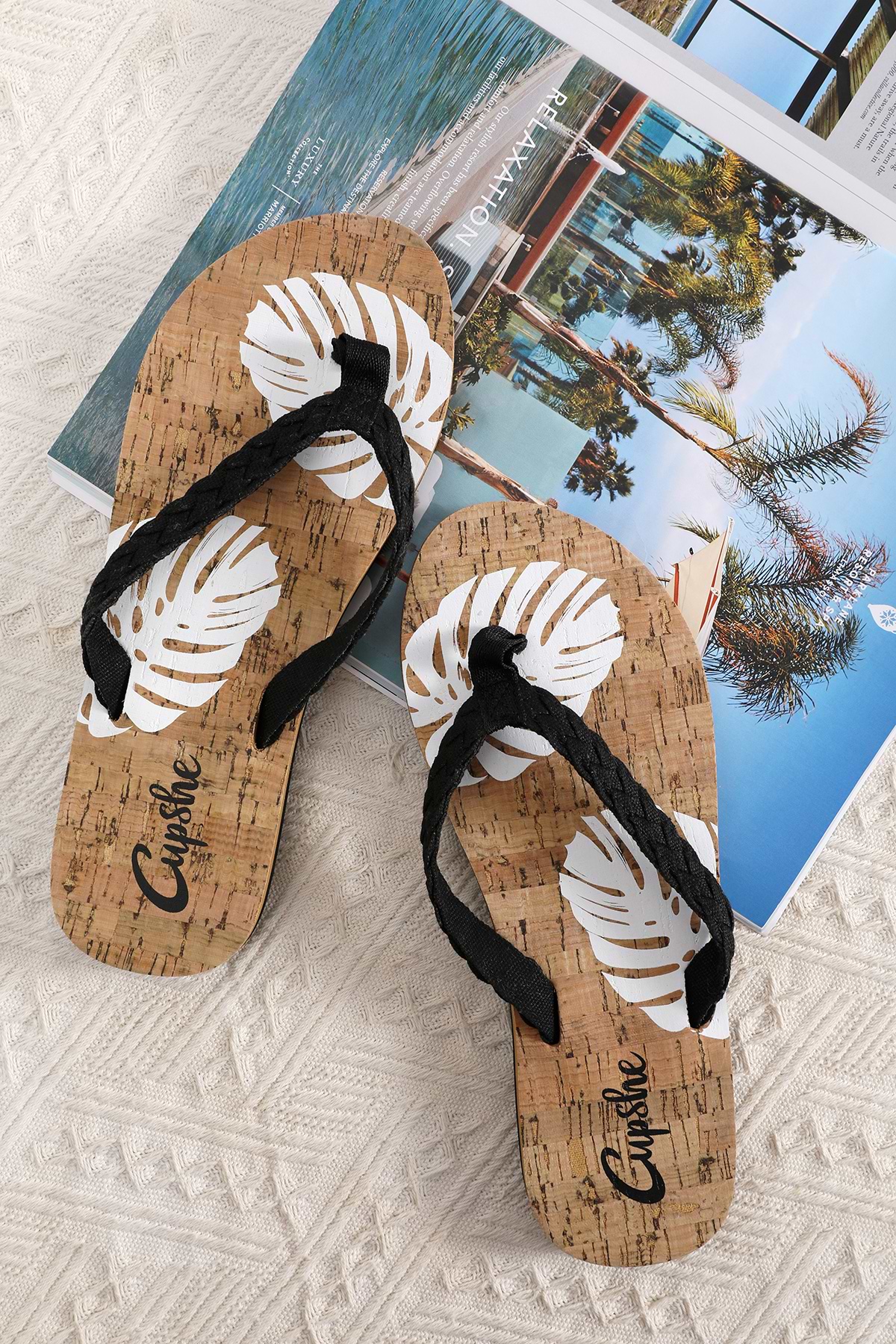 Primorsko Sandalias negras Toe Post