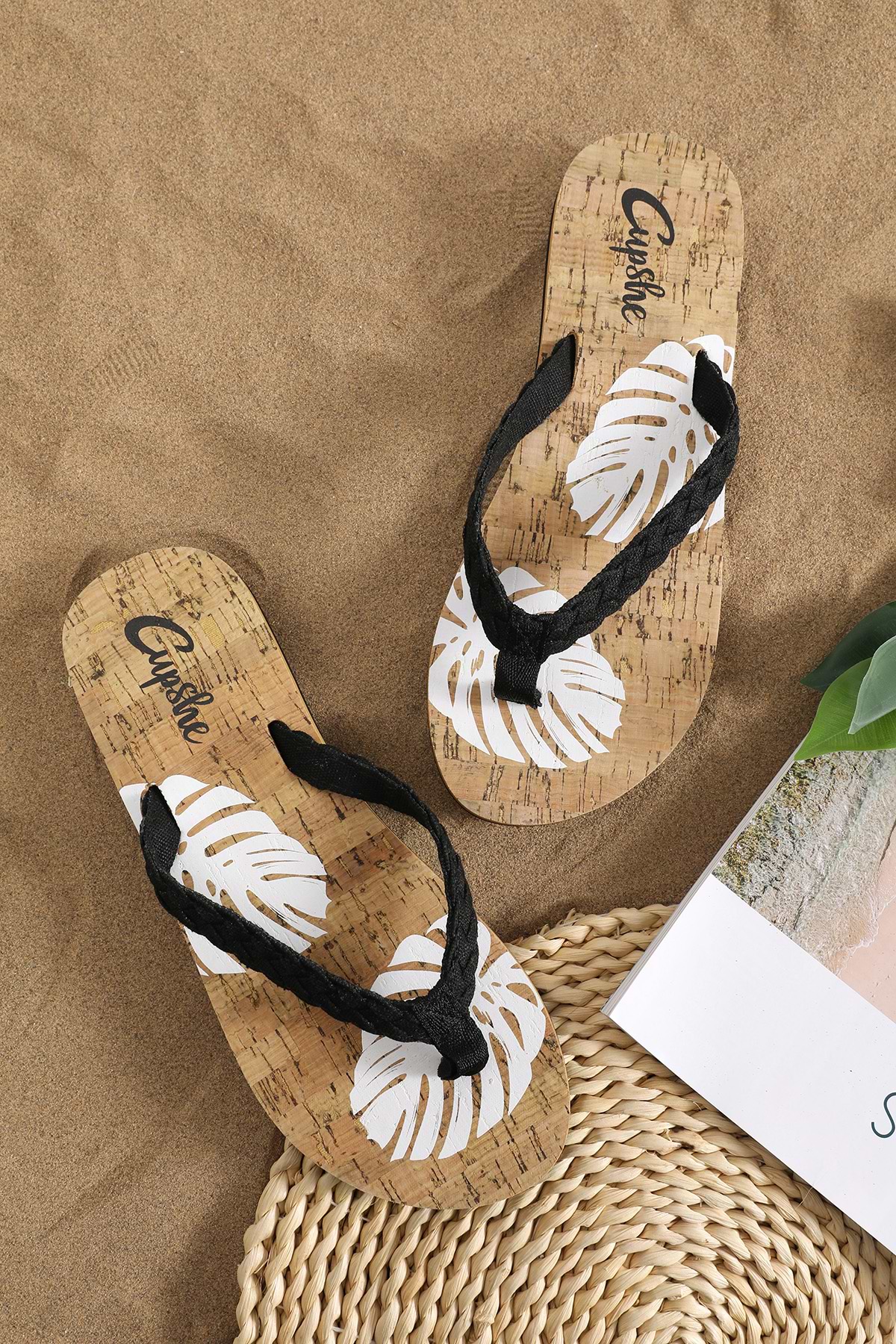 Primorsko Sandalias negras Toe Post